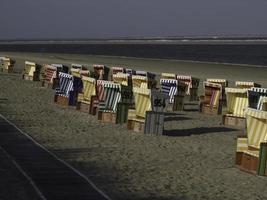 isola di langeoog nel mare del nord foto