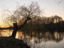 tramonto a un' Tedesco lago foto