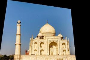 Taj Mahal, cielo blu, viaggio in India