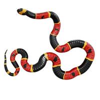 orientale corallo serpente 3d illustrazione. foto