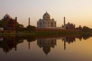 Taj Mahal al tramonto foto