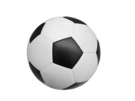 pallone da calcio isolato su sfondo bianco. foto