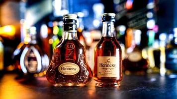 bangkok Tailandia - ago 17, 2022 bottiglia di hennessy, un' marca di famoso Cognac a partire dal Cognac, Francia foto