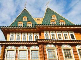 torri di grande di legno palazzo nel kolomenskoe foto