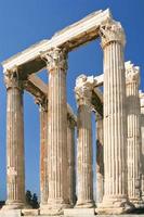 colonnato di tempio di olimpionico Zeus, Atene foto