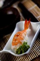 set di sushi giapponese fresco foto