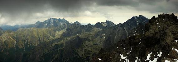alto tatra montagne slovacco foto