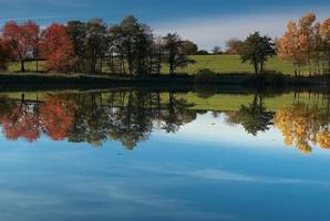 autunno stagno paesaggio foto