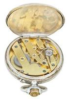 ottone orologeria di retrò argento tasca orologio foto