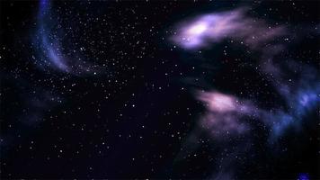 spazio sfondo con stelle e nebulose foto