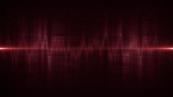 rosso cardiogramma onda sonora, polso, astratto e cardiologia grafico ospedale onda grafico grafico tenere sotto controllo Vota forma d'onda, tecnologia leggero curva Schermo sagomato colori foto