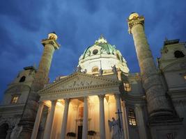 Karlskirche Chiesa nel vienna foto