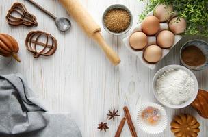 preparazione Impasto per cottura al forno foto