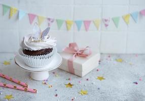 cupcakes con farfalla decorazioni foto