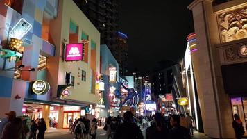 osaka, Giappone su aprile 8, 2022. universale spettacolo notte parata a universale studi Giappone. foto