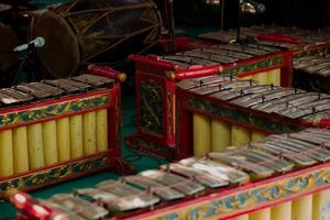 gamelan. indonesiano giavanese musicale strumento foto