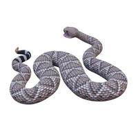 occidentale diamondback serpente a sonagli 3d illustrazione foto