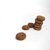 collezione di cioccolato patata fritta biscotti isolato su bianca sfondo. per sfondi, copertine, banner e di più. foto