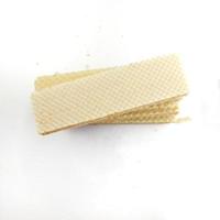 impostato di delizioso wafer con crema formaggio isolato su bianca sfondo. per sfondi, copertine, striscioni, annunci e Di Più foto