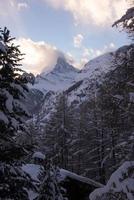 Cervino di montagna zermatt svizzera foto