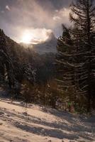 Cervino di montagna zermatt svizzera foto