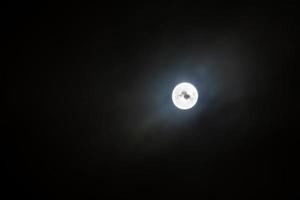 buio notte e Luna foto