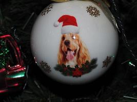 Natale natale albero bicchiere mano fatto artigianale palla foto