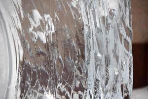 ghiaccio scultura dettaglio foto