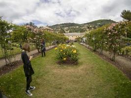 Genova, Italia - Maggio 7 2022 - euroflora internazionale floreale esposizione foto