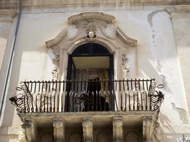 scicli barocco stile antico villaggio nel sicilia foto