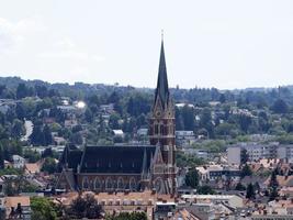 graz Austria aereo panorama a partire dal orologio Torre foto