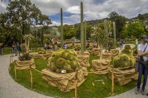 Genova, Italia - Maggio 7 2022 - euroflora internazionale floreale esposizione foto