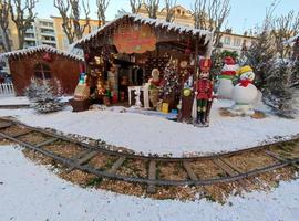 mentone, Francia - dicembre 11 2021 - Santa villaggio Aperto per Natale foto