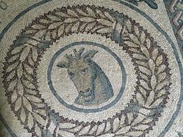 antico romano mosaico di villa del casale, sicilia foto