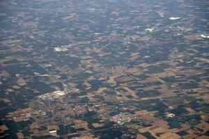 pianura padana Po fiume valle lombardia aereo Visualizza a partire dal aereo foto
