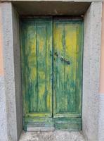 Casa porta Riomaggiore cinque terre pittoresco villaggio foto