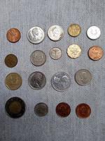monete fotografiche da diversi paesi foto