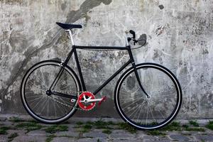 bicicletta vintage a velocità singola foto