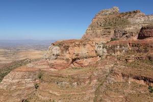 paesaggio, tigray, etiopia, africa foto