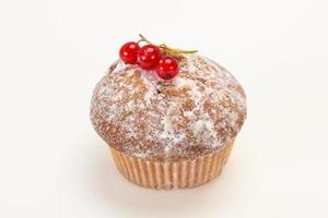 dolce gustoso muffin con ribes rosso foto