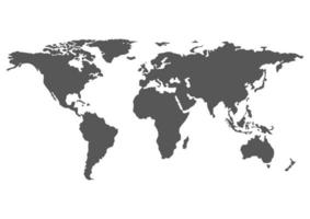 mappa dei paesi separati del mondo foto