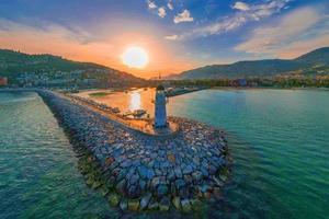 aereo faro alanya 2022, antalya tacchino foto