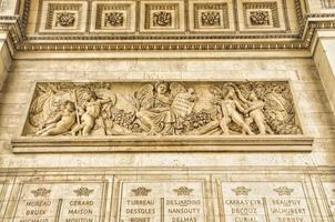 arc de triomphe etoile a parigi foto