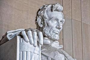 Washington, Stati Uniti d'America - giugno 24 2016 - Lincoln statua a memoriale nel Washington dc foto