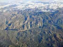 sierra di baja California sur Messico aereo Visualizza foto