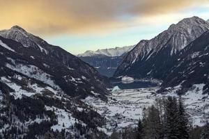 svizzero Alpi inverno Visualizza panorama foto