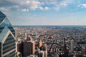 Filadelfia aereo Visualizza pano paesaggio urbano paesaggio foto