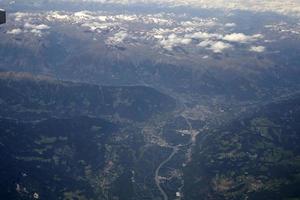 bolzano bolzano aereo Visualizza a partire dal aereo foto