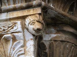 bas sollievo statua scultura di Chiesa di Riomaggiore cinque terre pittoresco villaggio foto