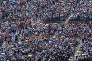 genova, Italia - Maggio 27 2017 - papa Francesco visitare Genova per il massa nel kennedy posto foto